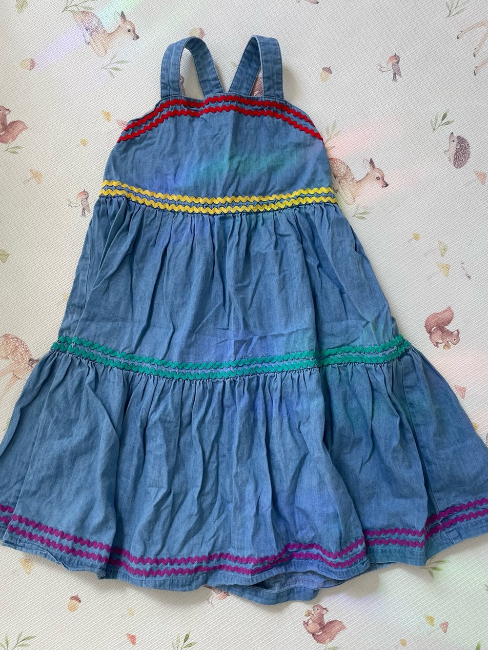 Hanna Andersson denim dress size 8